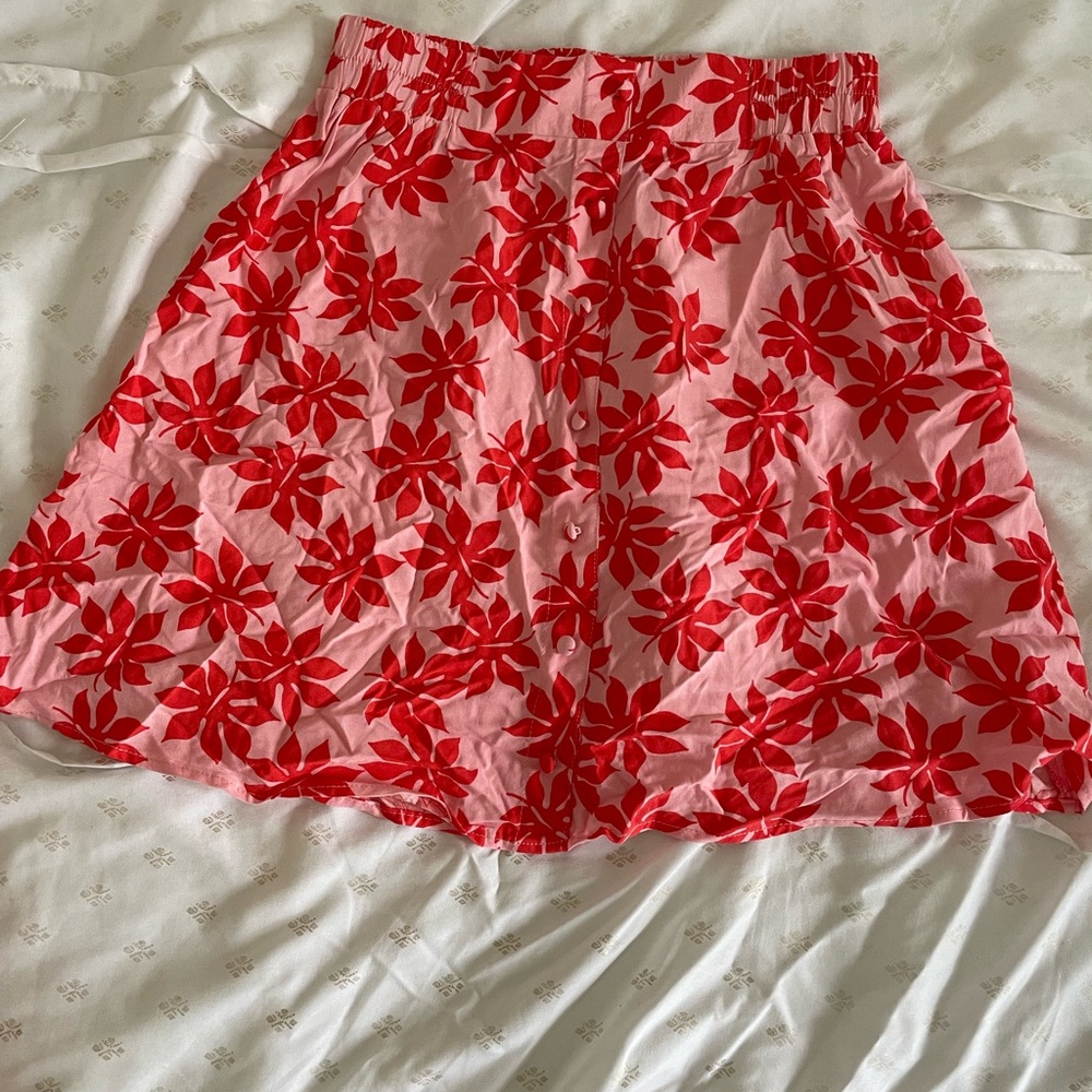 Francesca’s Collections Floral Skirt